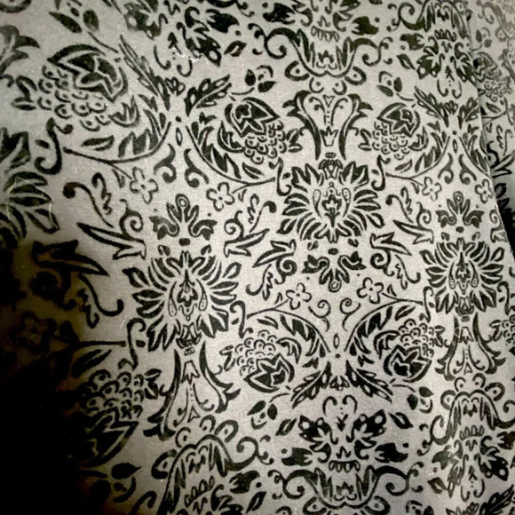 NWT Charter Club Cambridge Slim Leg Waist Smoothing Flocked Floral Pants 22W - Picture 4 of 12